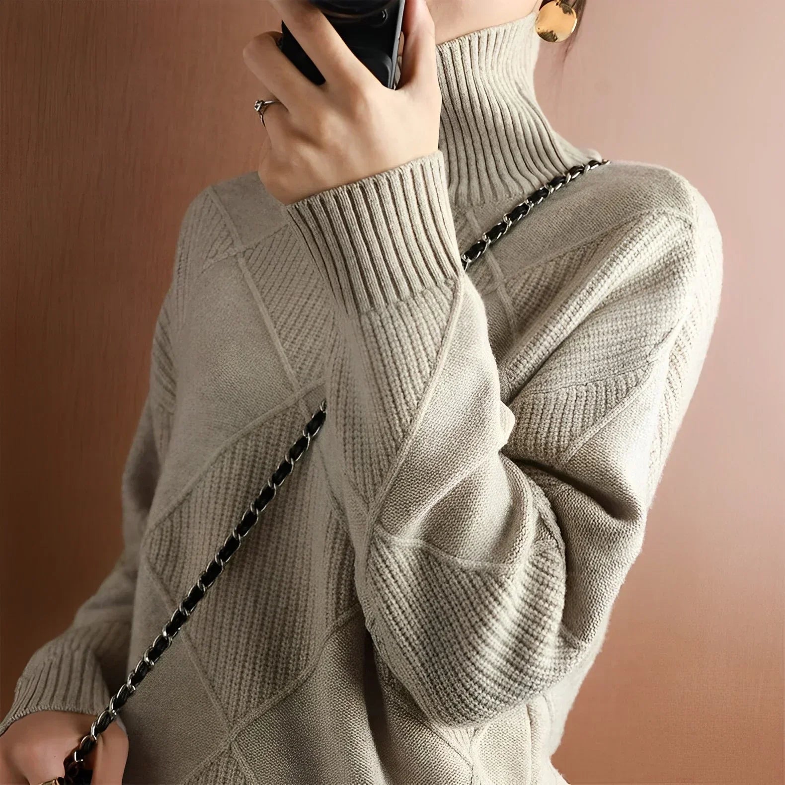 Autumn | Chunky Turtleneck Sweater