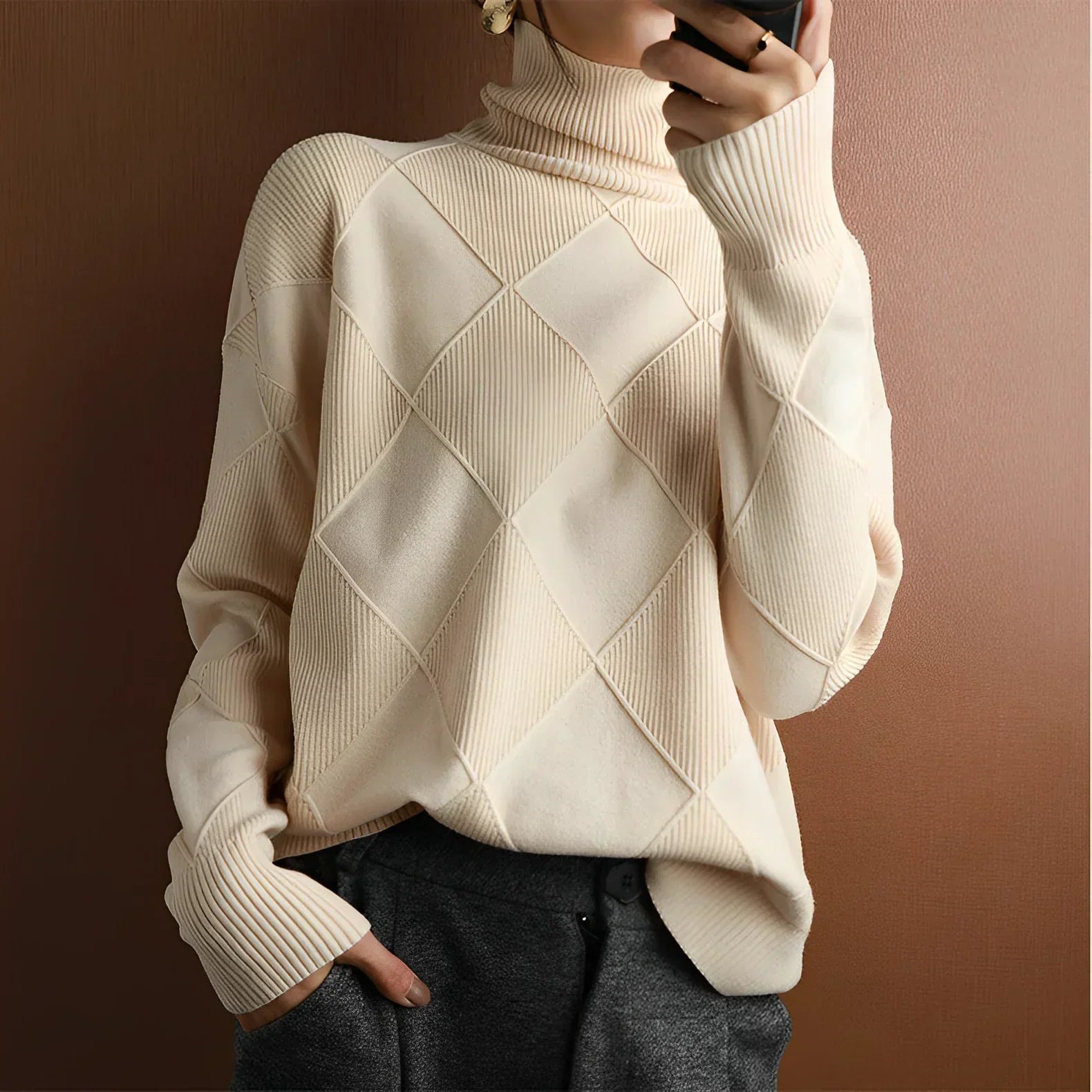 Autumn | Chunky Turtleneck Sweater