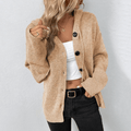 Brittan - Knitted Cardigan With Buttons