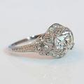 Avery™ | Vintage Crystalline Silver Ring